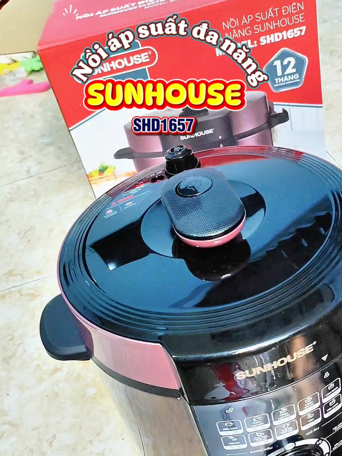 Nồi áp suất điện đa năng Sunhouse SHD1657 - Nấu nhanh, ăn ngon, tiết kiệm thời gian. #noiapsuat #Sunhouse #giadungtienich #meo8xreview #xuhuong @Mèo 8x Review @Mèo 8x Review @Mèo 8x Review 