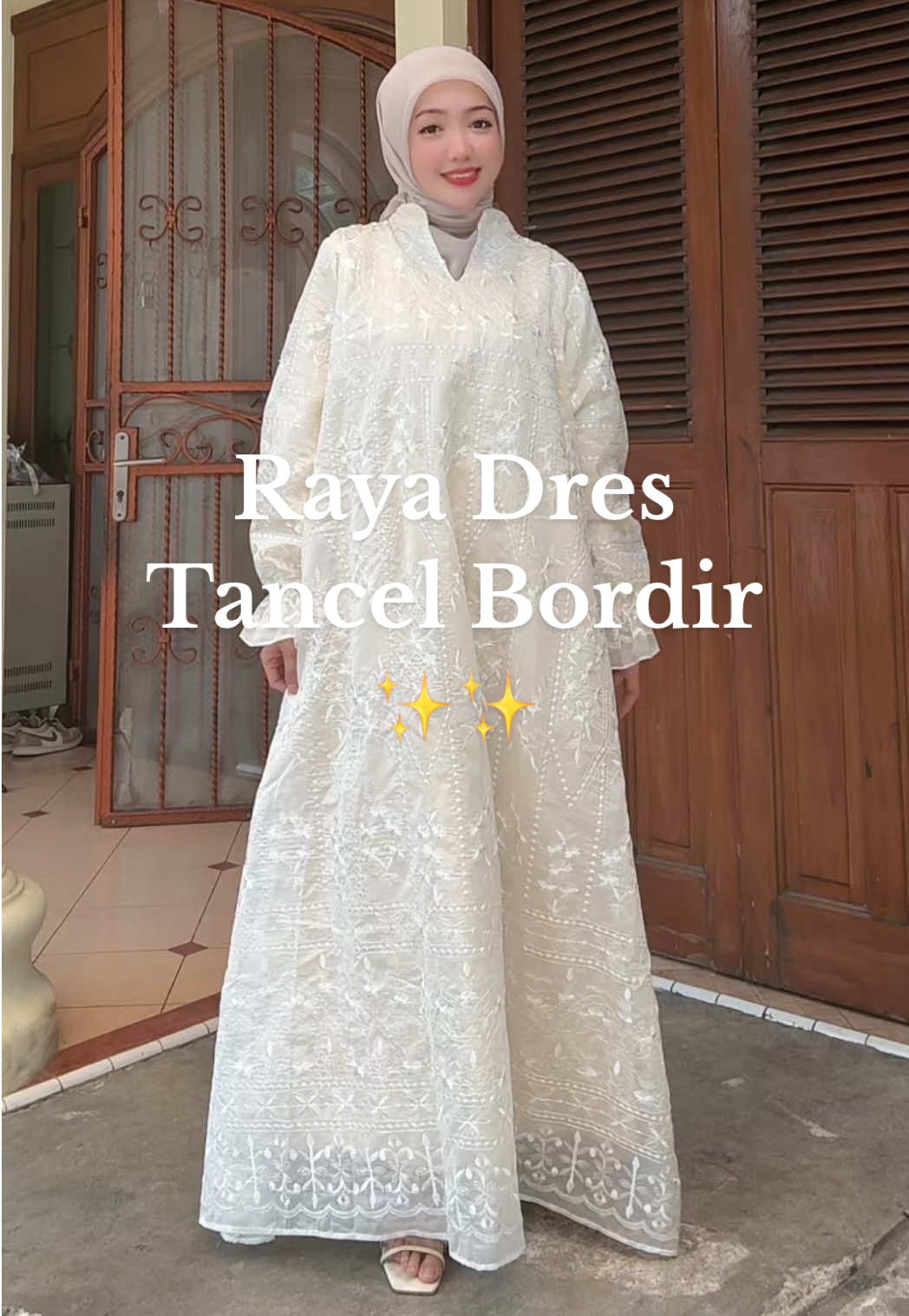 #dressraya #gamiskekinian #seragamkeluarga #outfitidea #tancelbordir 