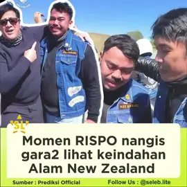 RISPO Nangis Terharu: “…Baru kali ini liat pemandangan sampe NANGIS..” 🥹  Saking indahnya Pemandangan New Zealand, Rispo dan anggota Predain lainnya gk berhenti takjub dengan ciptaan tuhan. Seprti Andhika dan Dicky Difie yang ngaku gak berhenti ngucap Masya Allah sepanjang jalan 🎥 : Yt/ Prediksi Official #rispo #andretaulany #relatablemoments #seleblite #andhikapratama 
