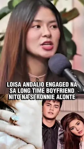 Actress na si Loisa Andalio engaged na sa long time boyfriend nito na si Ronnie Alonte. #viral #ShowBiz #Update #trending 