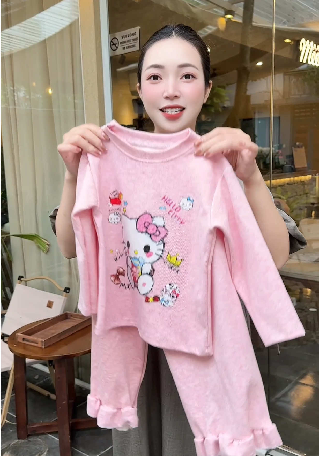 Bộ dài tay thu đông mặc nhà cho bé gái #meminmax95 #quanaotreem #bomacnhachobe #bodaitaybegai 