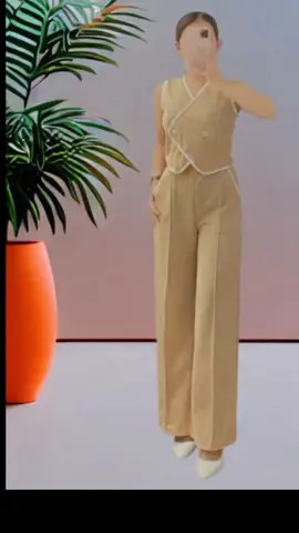 ZEALO Noval Vest Lined Top terno #terno #OOTD #outfit #fashion 