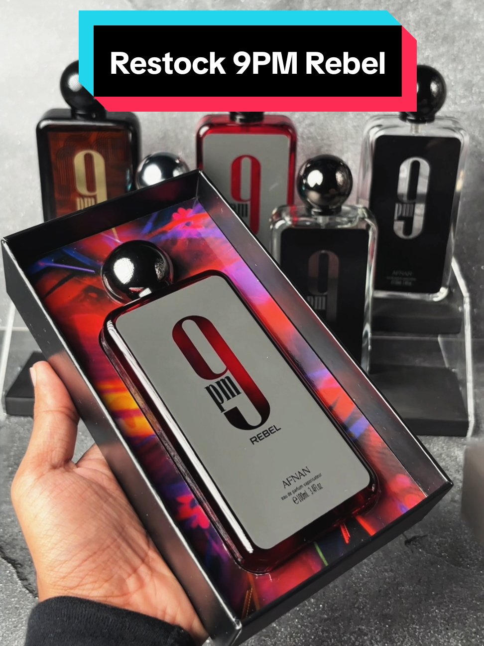 9PM Rebel by Afnan wangi sweet, fruity, woody yang enak banget. #afnan9pmrebel #9pmrebel #fragrancetiktok #parfumdubai #parfumviral 