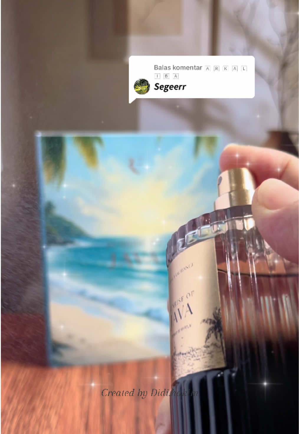 Membalas @🇦 🇷 🇰 🇦 🇱 🇮 🇧 🇦 wangi seger, berasa fresh dan naikin mood bgt pake sunrise of java😍 . . #parfumbestseller #parfumviral #rekomendasiparfum #parfumlokal #royalfragrance 