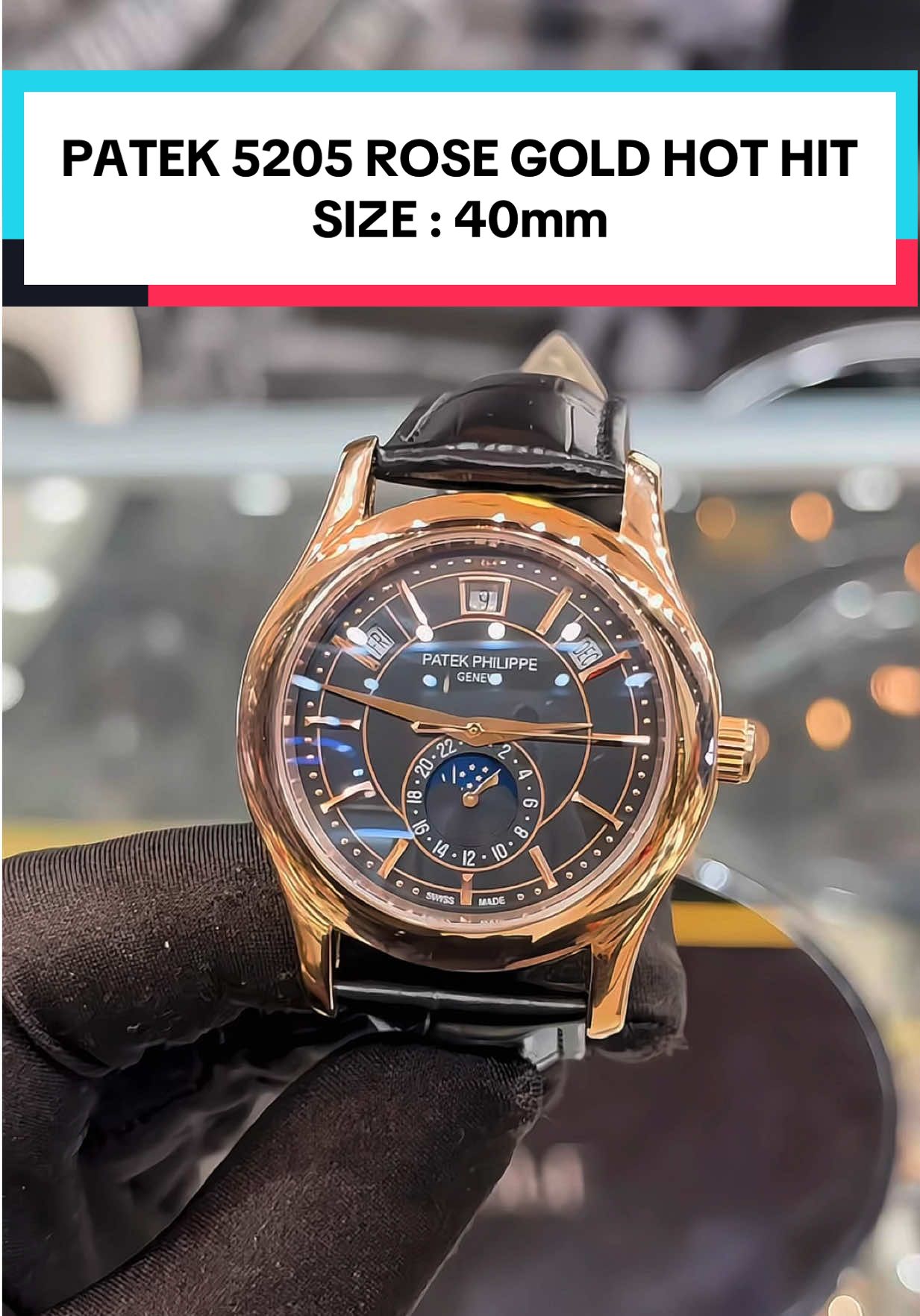 PATEK 5205 FULL CHỨC NĂNG CẬP BẾN GIÁ SALE SIÊU TỐT 🥰🔥 Size : 40mm #37watchluxury #thinhhanh #capcut #viraltiktok #tiktok 