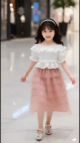 Bộ váy tầng kim sa cho bé gái✨ #setdoxinhchobe #vayxinhchobe #dotetchobe #thoitrangtreem 