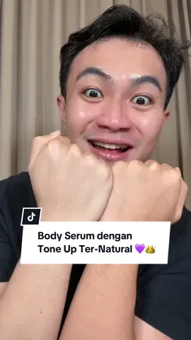 Body serum dengan tone up effect ternatural dari @Skinberries.id ! Penasaran coba gak?! 💜😍👑✨ #kerajaanglowing #belilokal #bodycare #bodylotion #bodyserum 