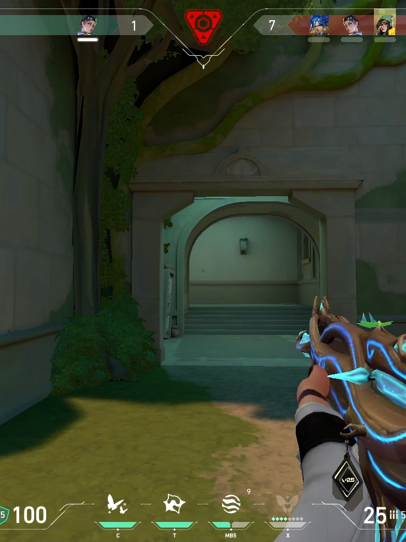 1v5 clutch#Valorant #aim