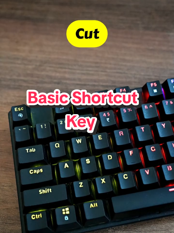 Basic Shortcut Keys #tricks #Tech #computer #laptop #viral 