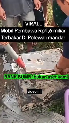 Beredar video  sebuah mobil terbakar di media sosial. Tapi, hal yang membuat video tersebut ditonton ribuan kali adalah karena narasi yang menyertainya. Narasi video tersebut tertulis sebuah mobil logistik pembawa uang yang diduga milik Bank Negara Indonesia (BNI) hangus terbakar di Desa Palippis, Kecamatan Balanipa, Polewali Mandar, Sulawesi Barat, Rabu (12/11/2025). #mobilbawauangterbakardidesamalippis #polewalimandar #BNI #Mobilbawauangterbakardipolewali #viral 