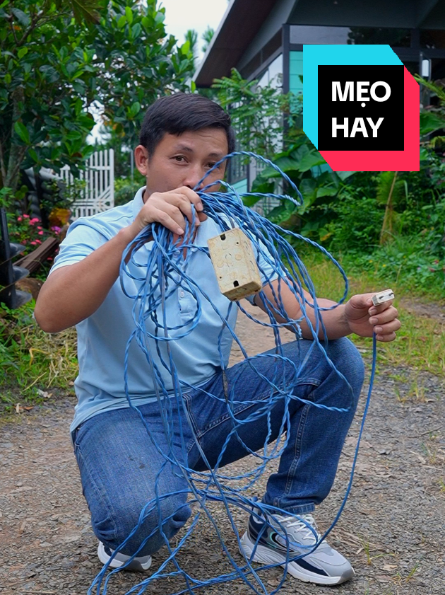 chia sẻ mẹo cuốn dây điện không rối hay cho anh tham khảo. #binhdiennang2 #meohay #chiase #xuhuong #chongroiday 
