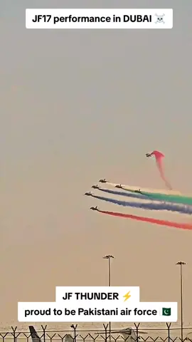 #JF 17 thunder ⚡ flying in DUBAI ☠️#REPOST #million view #foryou #fypviralシ jf17 thunder pakistan Jet 🇵🇰