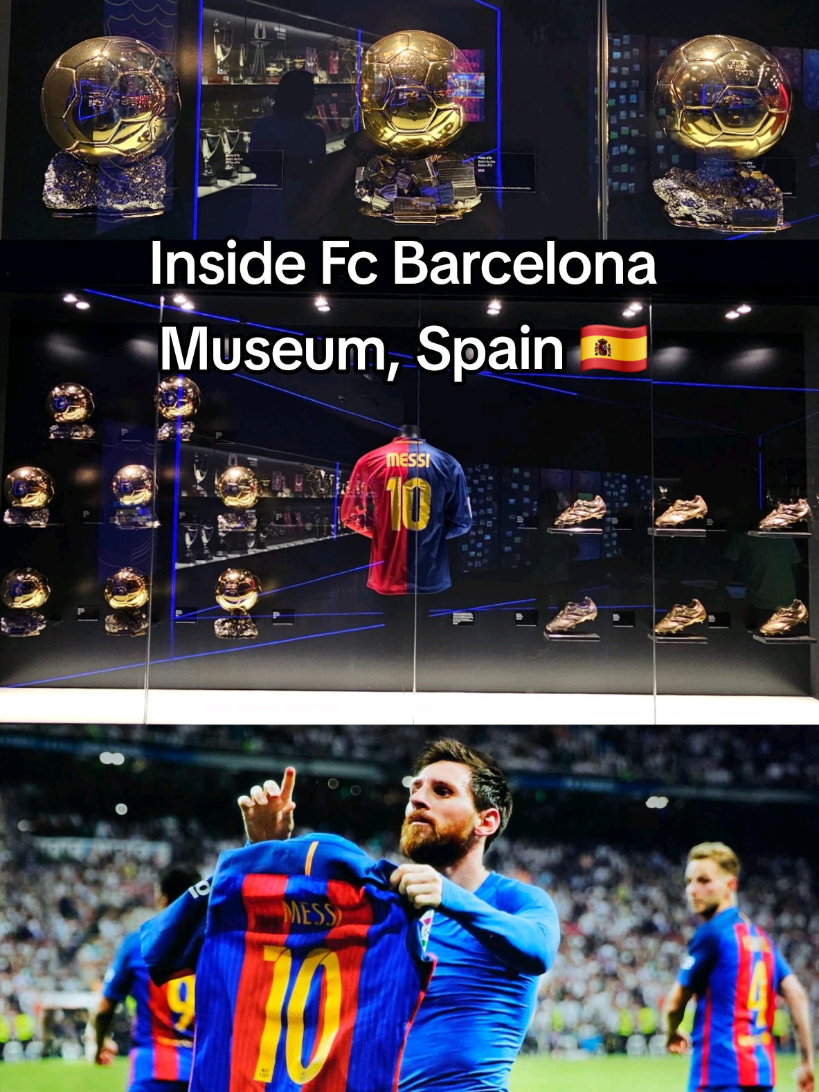 Inside Barça Immersive Tour Experience ✨️ 📍New Spotify Camp Nou Stadium, Barcelona, Spain 🇪🇸 #barcaimmersivetour #fcbarcelona🔵🔴  #campnou  #barcelonafc #spain🇪🇸 