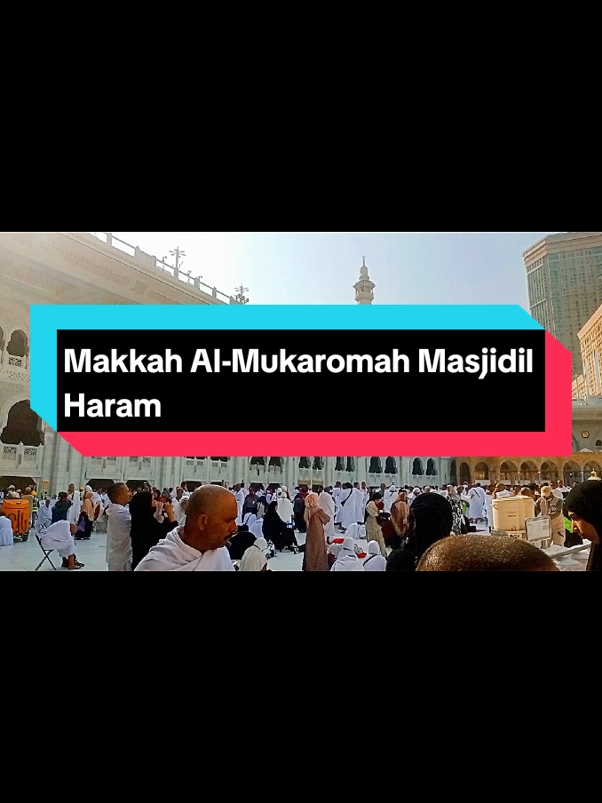 Hamba datang Ya Rabb  Tahun Lalu saya datang sendiri  tahun ini datang bersama Istri  tahun depan saya ingin bareng Orang tua saudara tetangga dan teman teman aamiin. #umroh #haji #makkah #madinah #masjidilharam