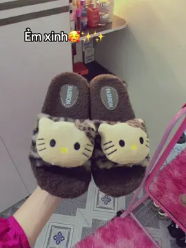 Đi đep này ấm chân lắm mùa đông đến rồiii🥰✨✨#deplongkitty #deplongcute #xuhuongtiktok 