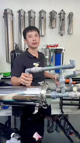 Bộ lọc tổng pvdf uf 2000L/h xử lý nước giếng khoan, nước nhiễm phèn, tạp chất, vi sinh vật #locnuocgiengkhoan  #loctongdaunguon  #locnuocmay  #viral #xuhuong 
