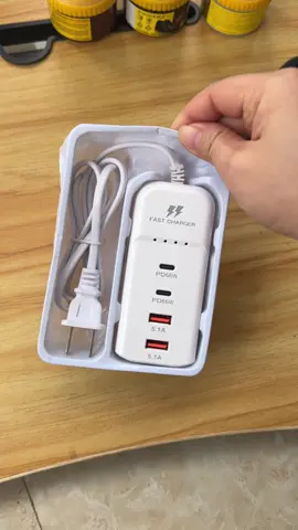 Ổ cắm sạc 4 cổng hỗ trợ sạc nhanh 66w #ocamdien #ocamsacdienthoai #ocamsacdanang #ocamsac4cong #lalap1995 