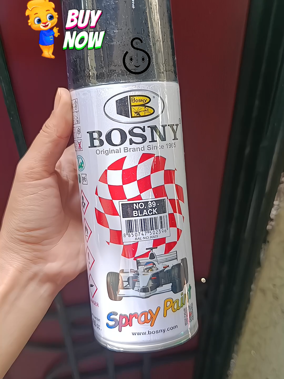Bosny Spray Paint 🫟 #bosny #spraypaint 