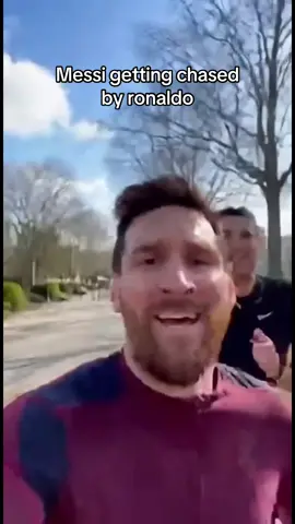 Ronaldo chasing messi #ronaldo #messi #funnytiktok #fyp #sora 