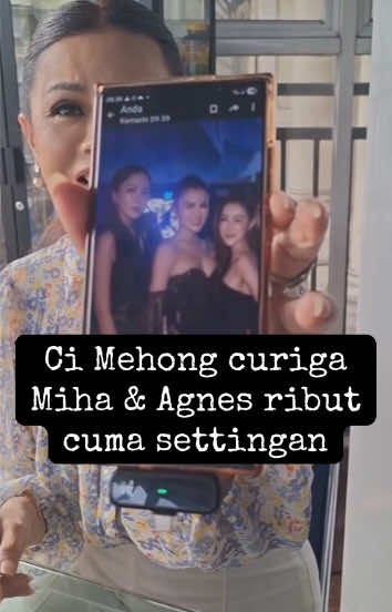 Ci Mehong spill bukti Michelle Halim dan Agnes Jennifer pernah foto satu frame  #cimehong  #michellehalim  #agnesjennifer 