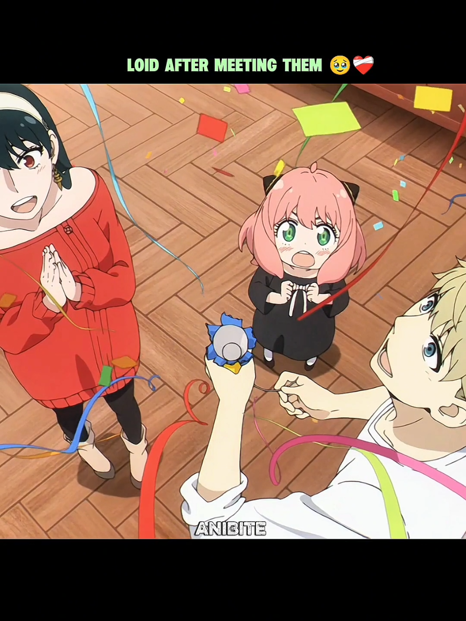 Loid after meeting them 🥹🎀 #spyxfamily #yorandloid #yorforger #loidforger #anya 