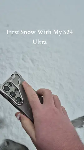 First Snow ❄️☃️ #snow #samsung #fyp #fyp 