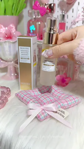 akhirnya uda ada size serum spray mini, travel-friendly 🍋💖✨ #skintific #skintificid #radiancebooster #serumspray #skintificserum 