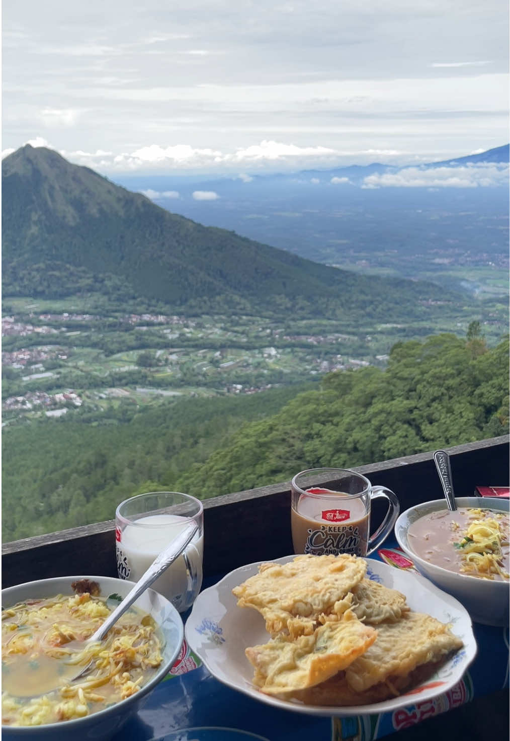 nyopag with vieww🌋 #telomoyo #viewgunung 