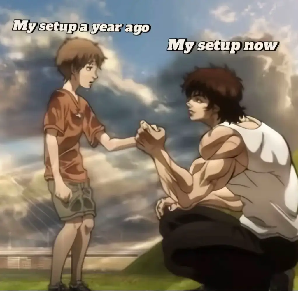 Big changes 🔥🖤 #setup#Tech#blacksetup#desksetup