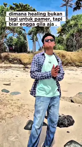 tidak perlu mewah , menghirup udara segar dengan tenang saja aku udah bahagia 🥛 #healing 