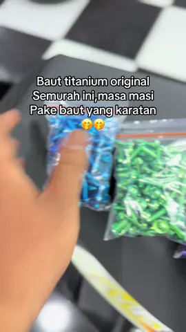 Baut body titanium original #miosporty #5tlgank🚀 #miomodifikasi 