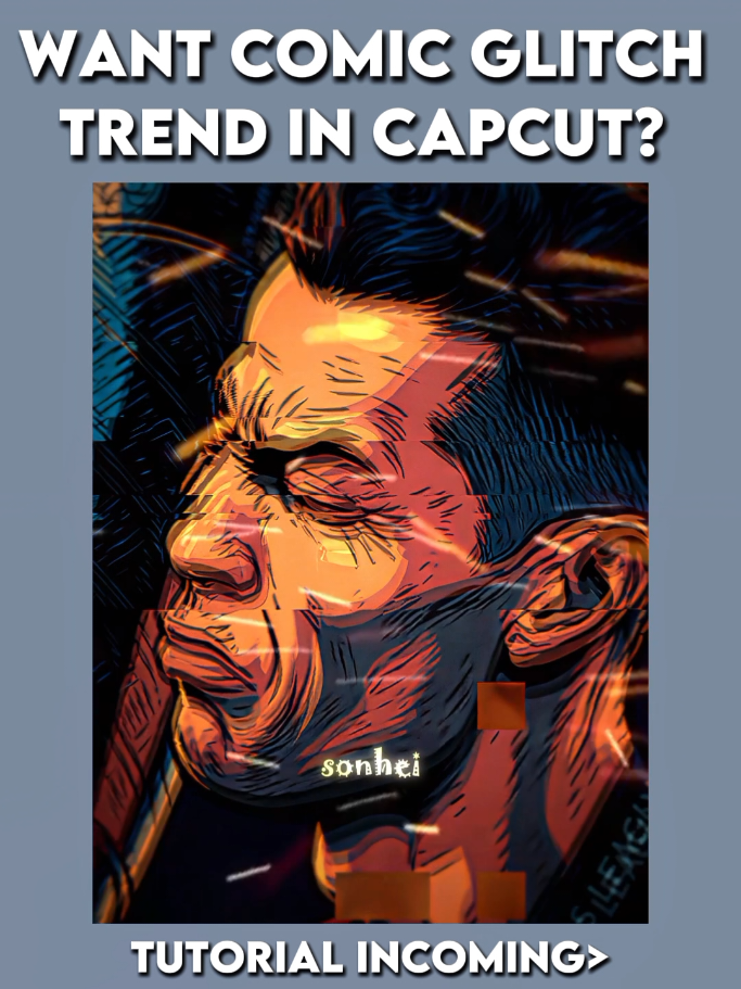 Comic Glitch Trend Tutorial in#CapCut #capcut_edit #editingtutorial #capcutpioneer #football 