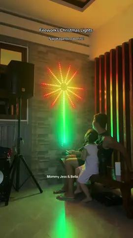 May sarili kming pa fireworks sa bahay tuwang tuwa kmi ang ganda pala nito! Kaya pala daming bumibili nito! #christmas #fireworkslight 
