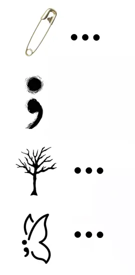 #semicolon #butterflysemicolon #safetypin #poisontree