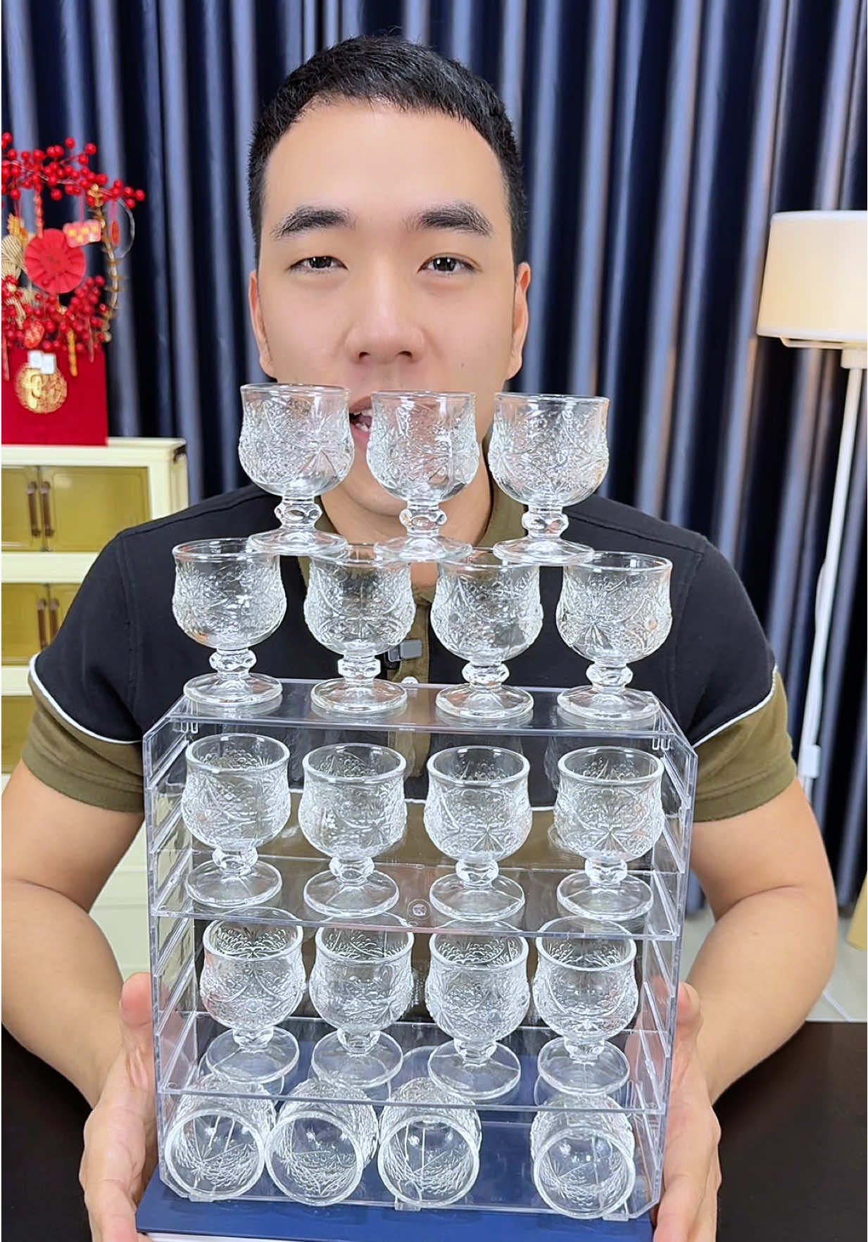 Bộ ly thuỷ tinh pha lê Cao Cấp