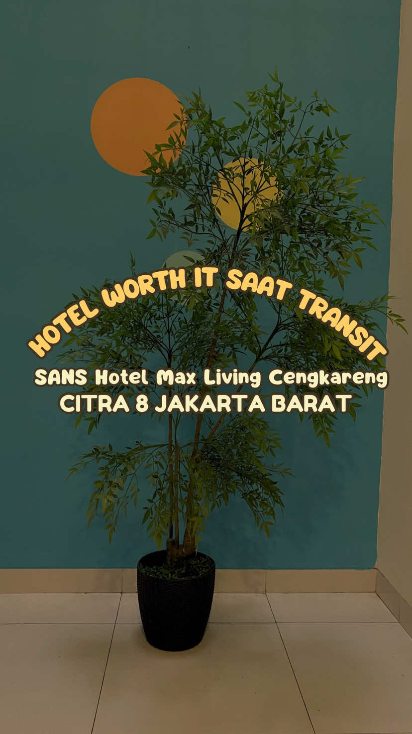 Transit panjang? Upgrade jadi healing time 😌✨ Coba Airport Theory versi Indo:  Ke Danau Citra 8 dulu Lanjut check-in di  📍SANS Hotel Max Living Cengkareng Booking di aplikasi RedDoorz pake kode promo YUKNGINEP pasti lebih hemat @RedDoorz Indonesia  #RedTravelers #BerkeSANS #RedDoorzID #SansHotel #AirportTheory 