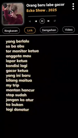 tor monitor ketua🤙🏼#lirikestetik #liriklagu #tormonitorketua #lirikgoogle #kediri24jam 