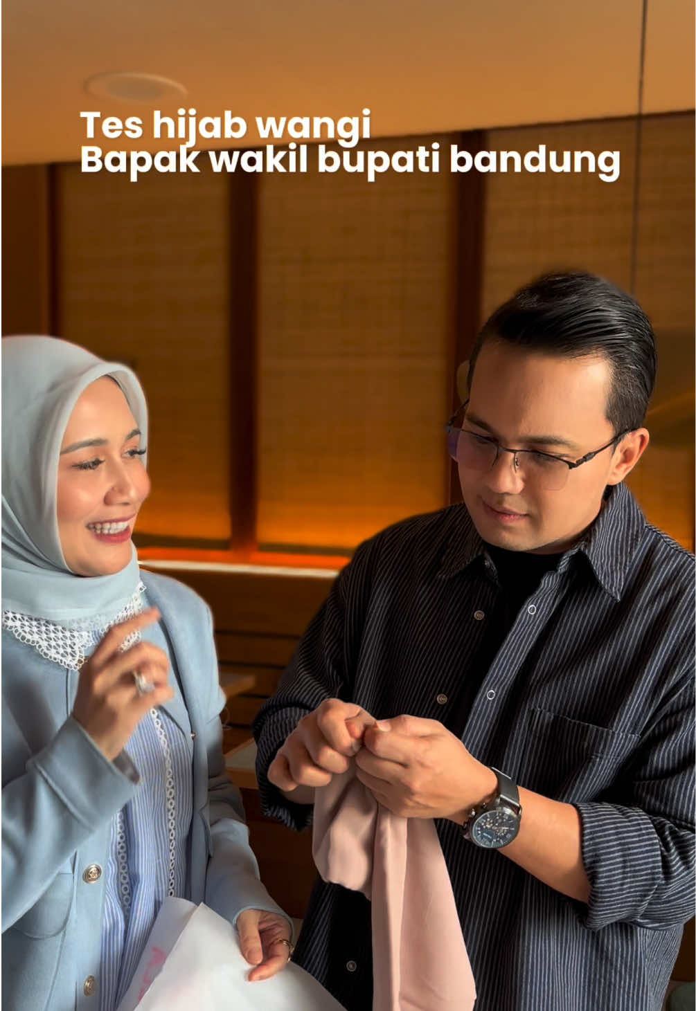 Review hijab wangi oleh bapak bupati kabupaten Bandungg yang 😍