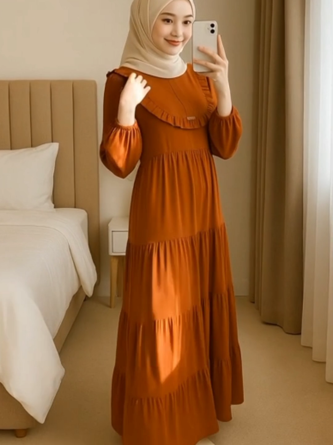 Gamis Crinkle Premium Outfit Kekinian Adem Lembut 😘😍🥰 #gamiscrinkle #gamiskekinian #ootdhijab #rekomendasi 