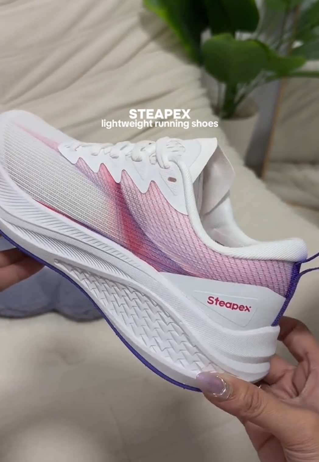 comfy & lightweight running shoes reco 💜👟 #steapex #steapexshoes #runningshoes #rubbershoes #shoesreco 