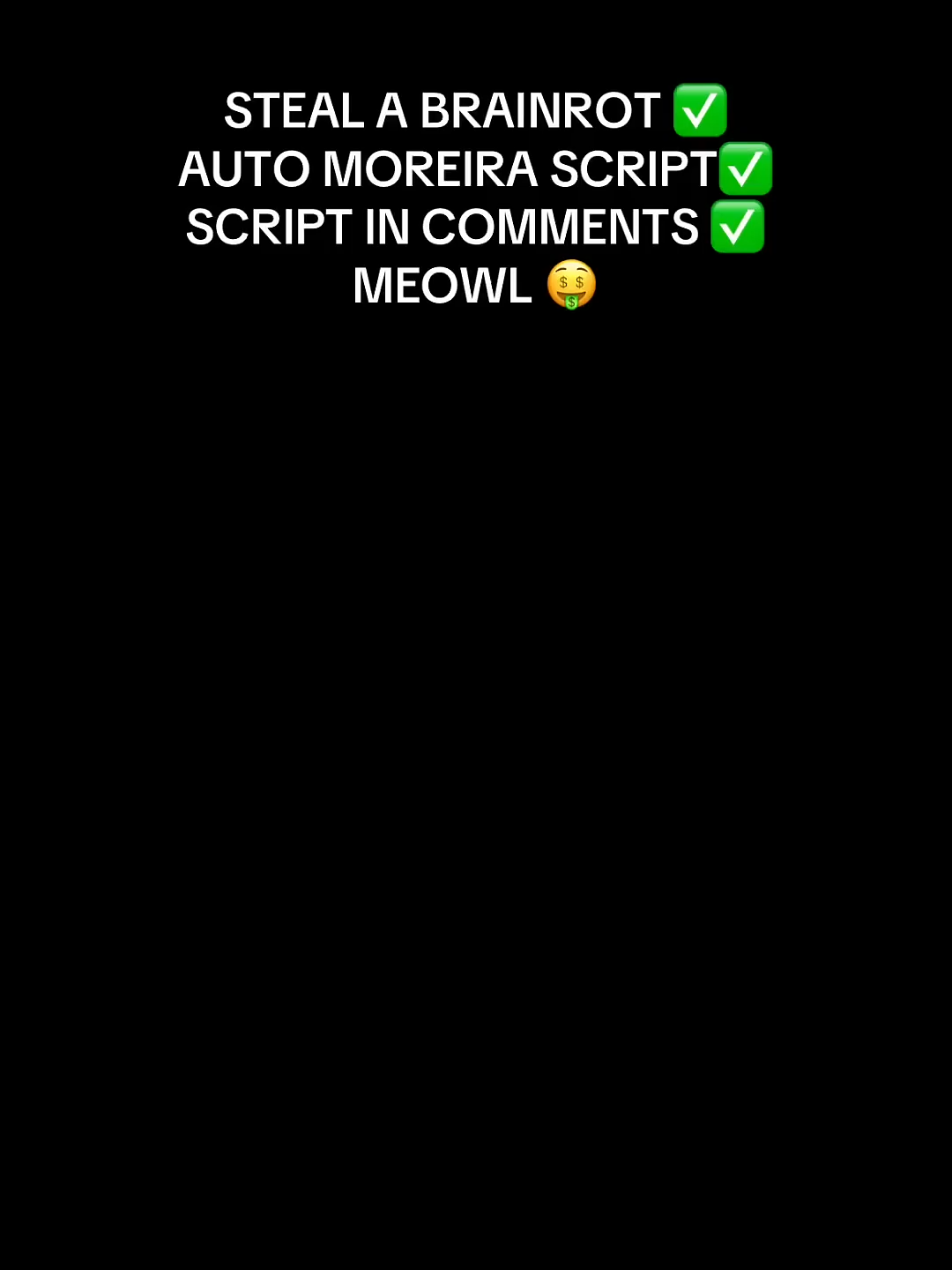 [NEW UPDATE] STEAL A BRAINROT AUTO MOREIRA SCRIPT V3  FREE!  NO KEY #stealabrainrot #automoreira #stealabrainrotscript