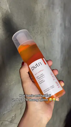 Hair tonic anti hairfall putri 🧡 #hairtonic #putrihairtonic #fyp 
