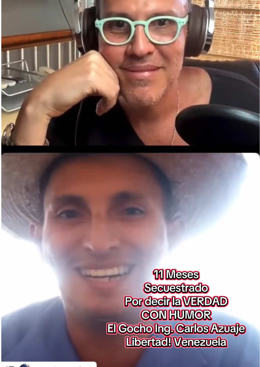 LIBERTAD PARA EL GOCHO CARLOS AZUAJE El Gocho Carlos Azuaje, ingeniero de Barinas, pagó con su libertad algo que debería ser normal en cualquier país: hablar con humor, decir la verdad y denunciar al poder. Por expresarse en medios del régimen y en redes sociales, fue secuestrado. Hoy cumple 11 meses preso por la dictadura de Nicolás Maduro. Su caso no es aislado. Son cientos de venezolanos —estudiantes, trabajadores, militares, comunicadores, líderes sociales— los que siguen encarcelados por pensar distinto. A ti, Gocho Carlos Azuaje, que Dios te bendiga por tu coraje, tu claridad y tu lucha por la libertad. Venezuela no olvida. Venezuela te espera. Venezuela te quiere libre. #LibertadYa #PresosPolíticos #Venezuela @Carlos Alberto Azuaje 