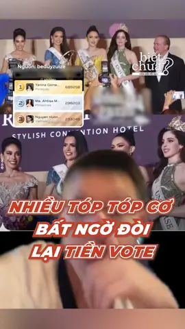 Nhiều tóp tóp cơ bất ngờ đòi lại tiền vote cho Hoa Hậu Hương Giang Nghi vấn số liệu ban tổ chức không minh bạch,  Công khai Việt Nam top 3 nhưng chẳng được nhận giải Người lại nói 50% còn do BGK #yan #bietchua #yanbietchua #tiktok #huonggiang 