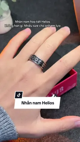 Nhẫn Nam Helios Hoạ Tiết #nhannam #thoitrangnamhottrend #thoitrangnamvaphukien #helios 