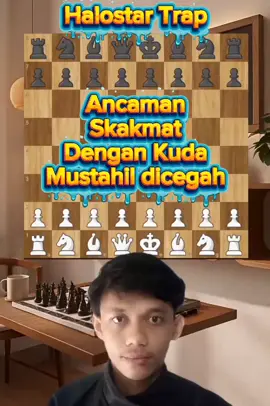 Ancaman Skakmat dengan Kuda, mustahil dicegah 😱 #chess #fyp #tiktok 
