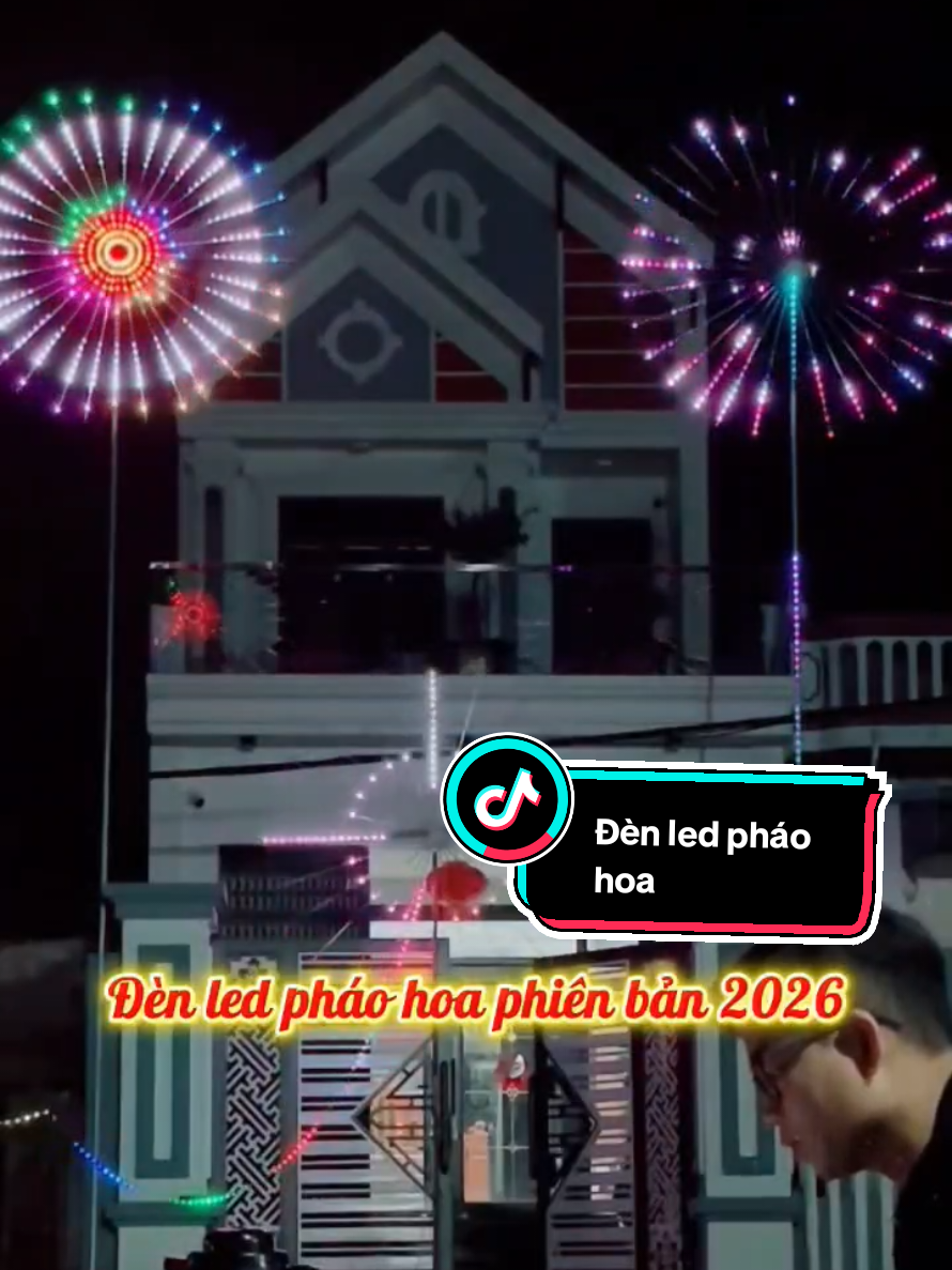 Đèn led pháo hoa bản 32 tia có ap điều chỉnh chế độ nháy, đèn led pháo hoa phiên bản mới năm 2026 , bảo hành 12 tháng#xuhuong #thanhdatstore #denledphaohoangoaitroi #denledphaohoatet #denphaohoa 