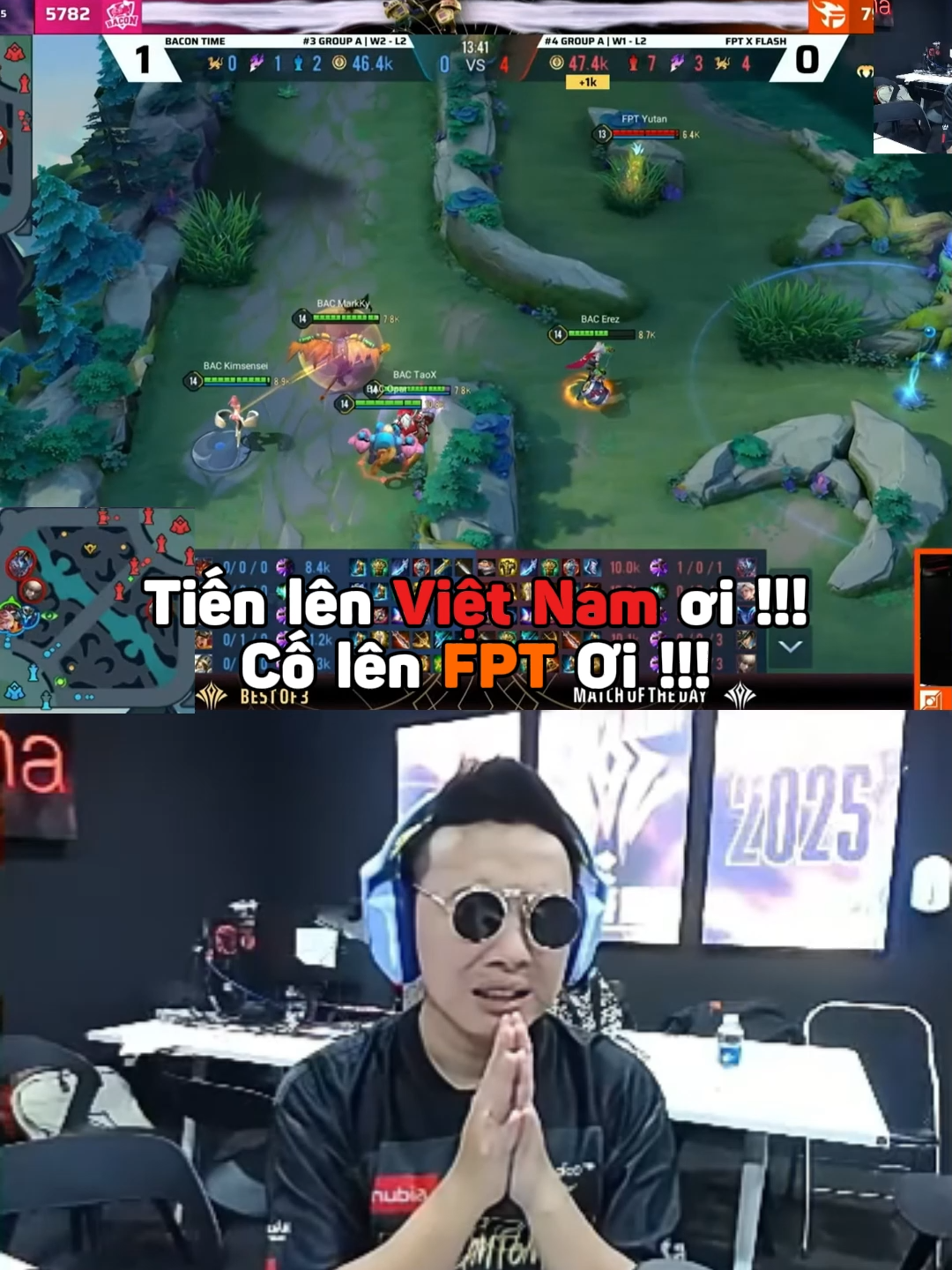 Tiến lên Việt Nam ơi !!! Cố lên FPT Ơi !!! #blvthanhtung #LienQuanMobile #tunghoami #AIC2025