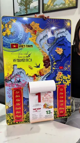 Tranh lịch tết 2026 tranh bản đồ Việt Nam tráng gương #tranhlichtrangguong #lichtet #tet2026 #xuhuong #trachanh89 