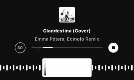 Clandestina #clandestina #emmapeters #🔊🎵 #instamusic #elbruso 